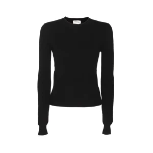 BLACK WOOL KNITWEAR