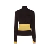 BLACK WOOL KNITWEAR