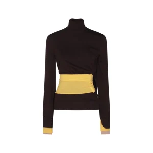 BLACK WOOL KNITWEAR