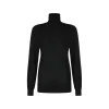 BLACK WOOL KNITWEAR