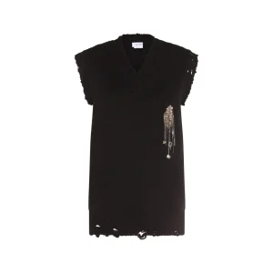 BLACK WOOL KNITWEAR