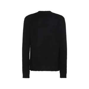 BLACK WOOL KNITWEAR