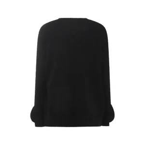 BLACK WOOL KNITWEAR