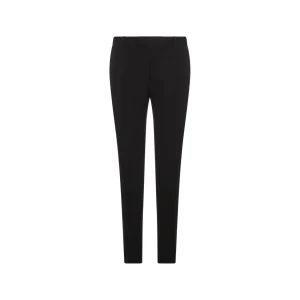 BLACK WOOL PANTS