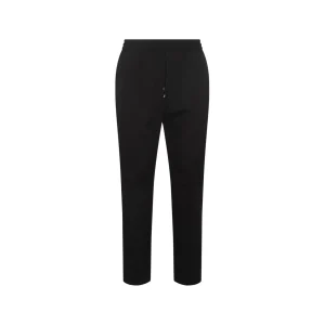 BLACK WOOL PANTS