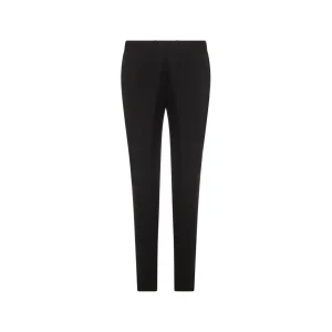 BLACK WOOL PANTS