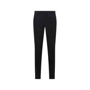 BLACK WOOL PANTS