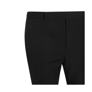 BLACK WOOL PANTS