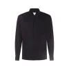 BLACK WOOL SHIRT