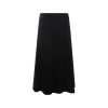 BLACK WOOL SKIRT