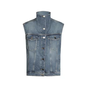 BLUE COTTON DENIM JACKET