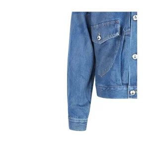 BLUE COTTON DENIM JACKET