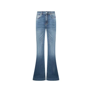 BLUE COTTON DENIM JEANS
