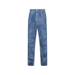 BLUE COTTON DENIM JEANS