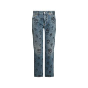 BLUE COTTON DENIM JEANS