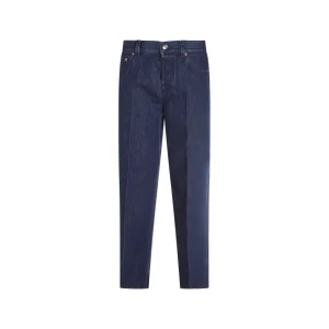 BLUE COTTON DENIM JEANS