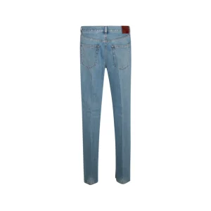BLUE COTTON DENIM JEANS