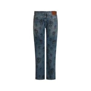 BLUE COTTON DENIM JEANS