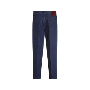 BLUE COTTON DENIM JEANS