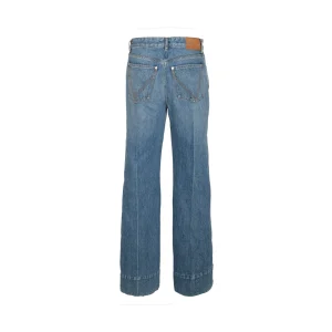 BLUE COTTON DENIM JEANS