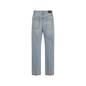 BLUE COTTON DENIM JEANS