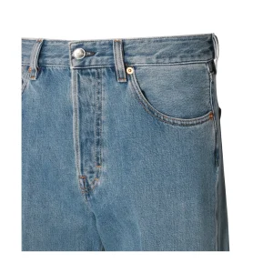 BLUE COTTON DENIM JEANS