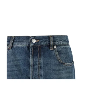 BLUE COTTON DENIM JEANS