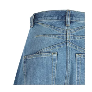 BLUE COTTON DENIM JEANS