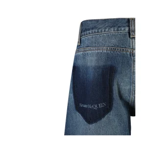 BLUE COTTON DENIM JEANS