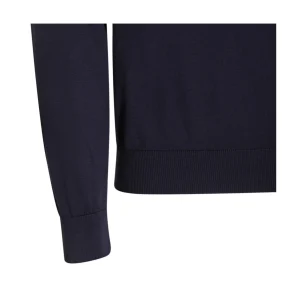 BLUE COTTON POLO KNITWEAR