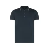 BLUE COTTON POLO SHIRT