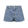 BLUE COTTON SHORTS