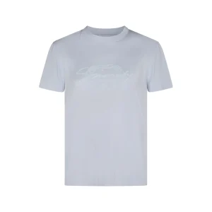 BLUE COTTON T-SHIRT