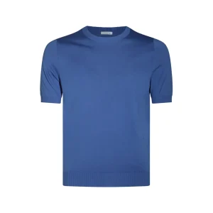 BLUE COTTON T-SHIRT