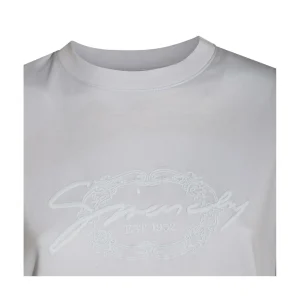 BLUE COTTON T-SHIRT
