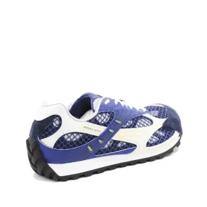 BLUE LEATHER SNEAKERS