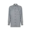 BLUE LINEN NESSON SHIRT