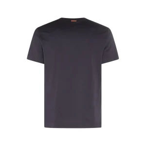 BLUE NAVY COTTON T-SHIRT