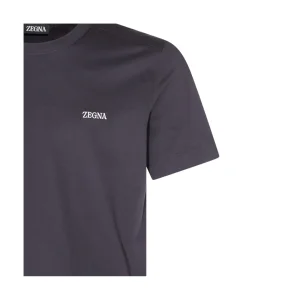 BLUE NAVY COTTON T-SHIRT