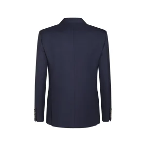 BLUE WOOL BLAZER