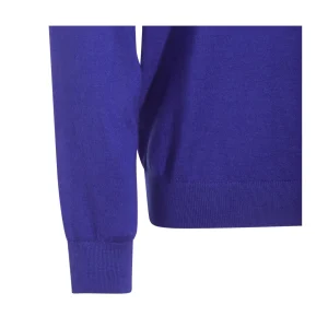 BLUE WOOL KNITWEAR