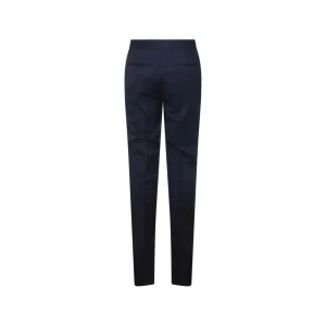 BLUE WOOL PANTS