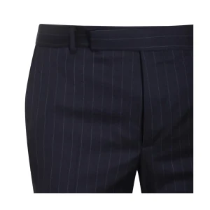 BLUE WOOL PANTS