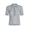 BLUE WOOL POLP SHIRT