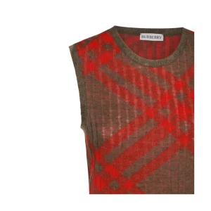 BROWN AND RED TOP