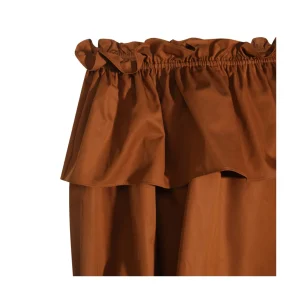 BROWN COTTON DRESS