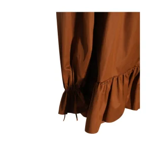 BROWN COTTON DRESS