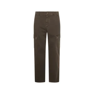 BROWN COTTON PANTS