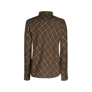 BROWN COTTON SHIRT