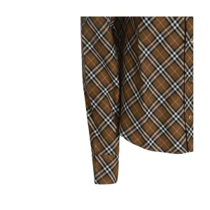 BROWN COTTON SHIRT